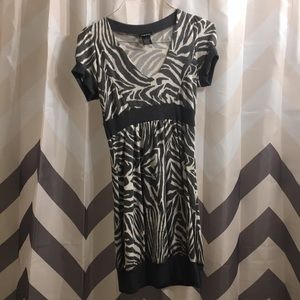 Grey/creme colored dress from rue21